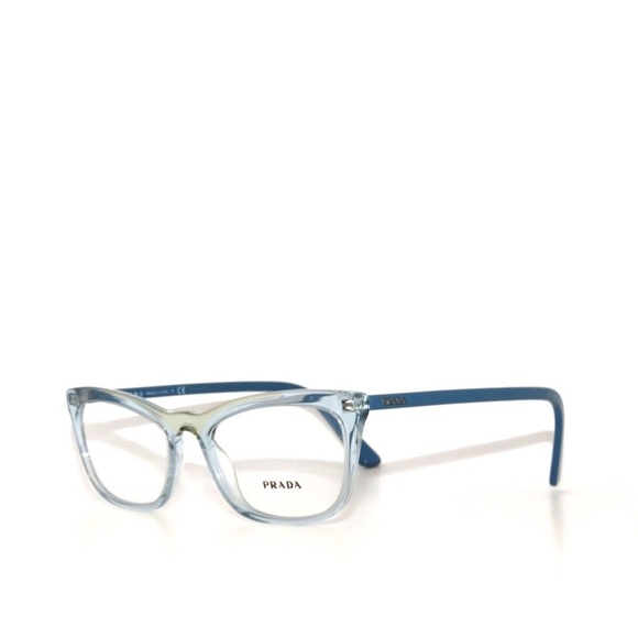 Prada 10VV 10 325-1O1 52 Clear Blue Eyeglasses PR10VV